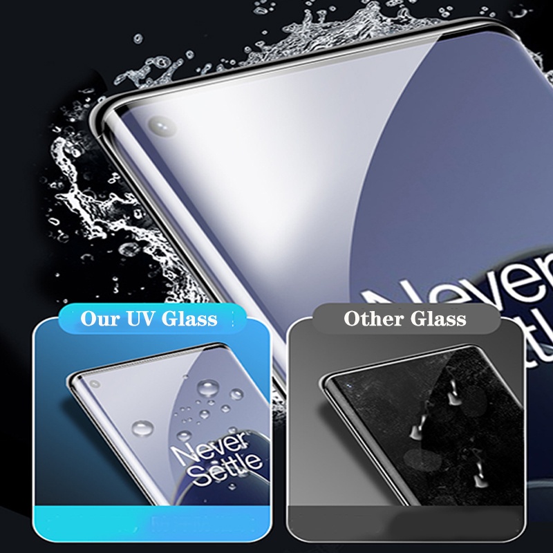 Bộ Kính Cường Lực Dán Màn Hình Cong Nano Chống Tia UV Cho Xiaomi Mi 13 12 Pro 11 10 Ultra Note 10 Lite Pro