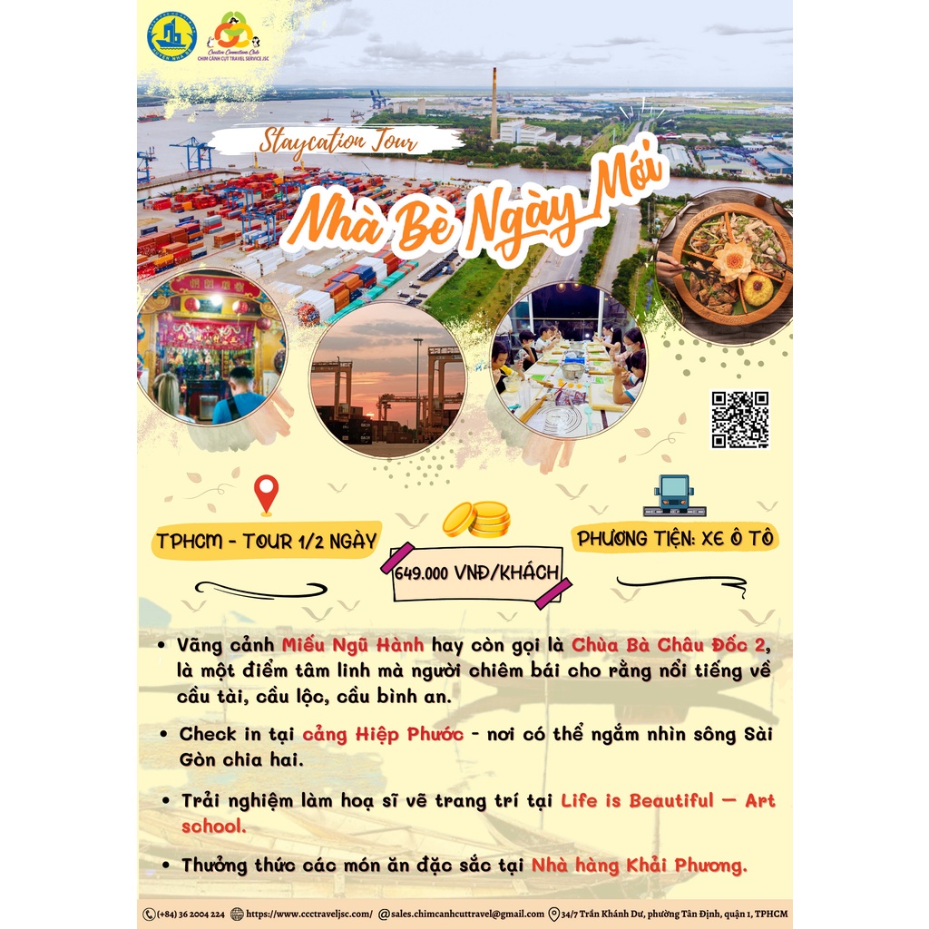 Chương Trình Tour "Nhà Bè Ngày Mới" - Ban Ngày - Chim Cánh Cụt Travel JSC