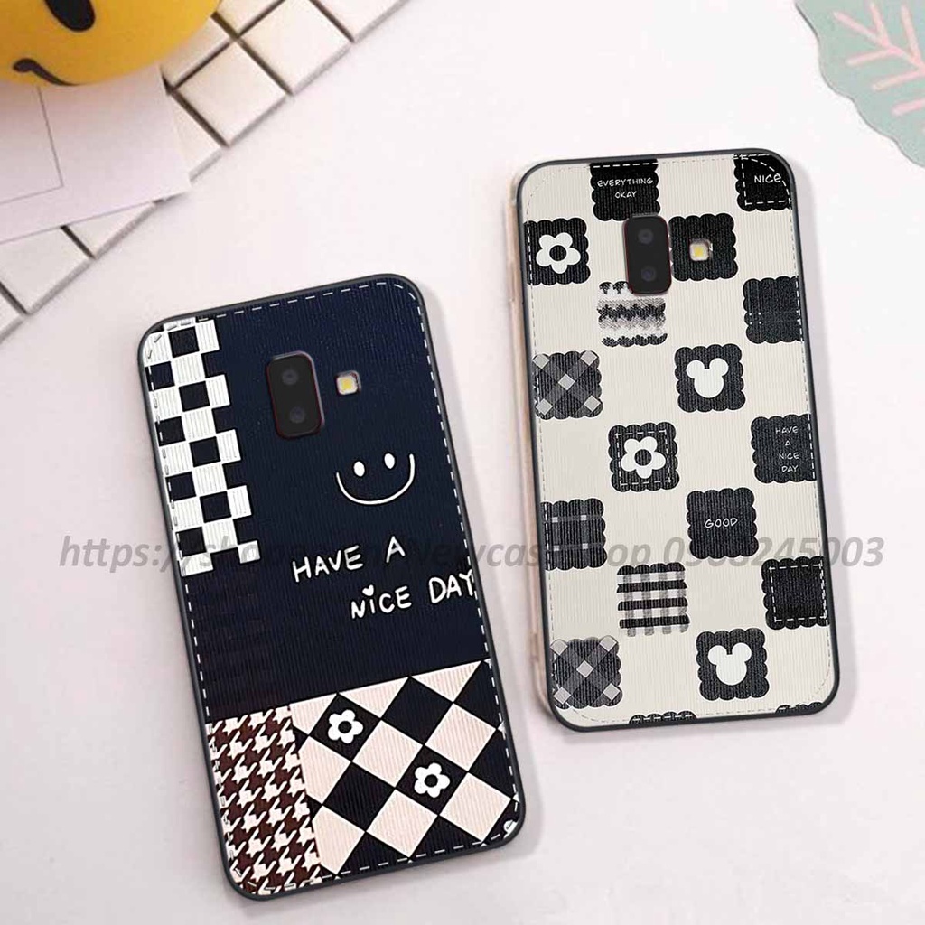 Ốp Samsung J6 / J6 2018 / J6 Plus / J6+ in hình họa tiết thời trang Âu Mỹ