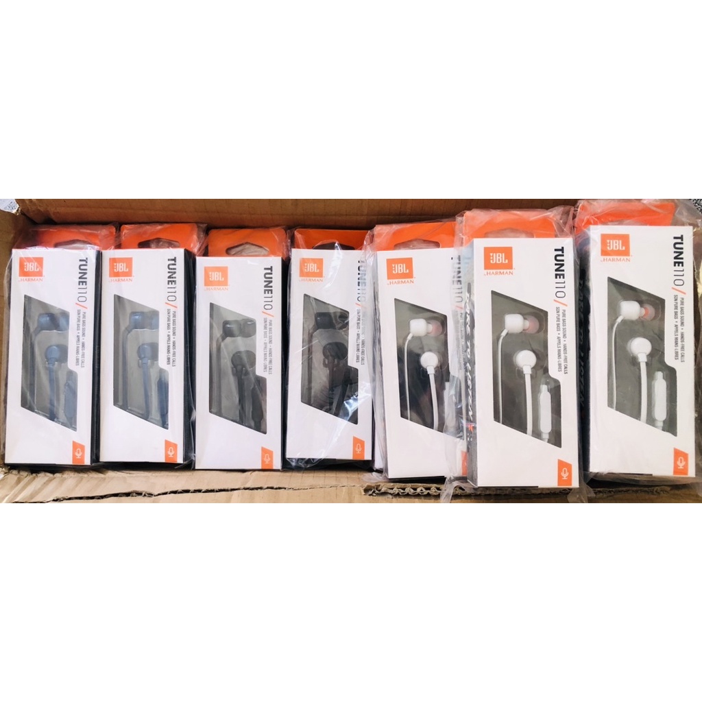 Tai nghe nhét tai EP JBL T110  - Hàng Chính Hãng