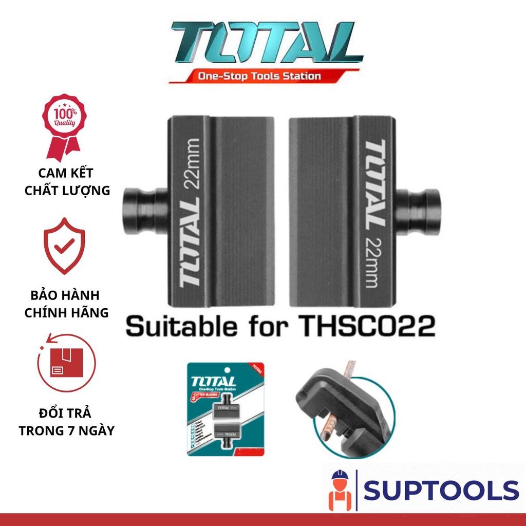 Lưỡi cắt thép thủy lực 22mm TOTAL THSC022B Dùng cho kềm cắt thép Đường kính cắt 4-22mm [Đồ nghề Chính Hãng]