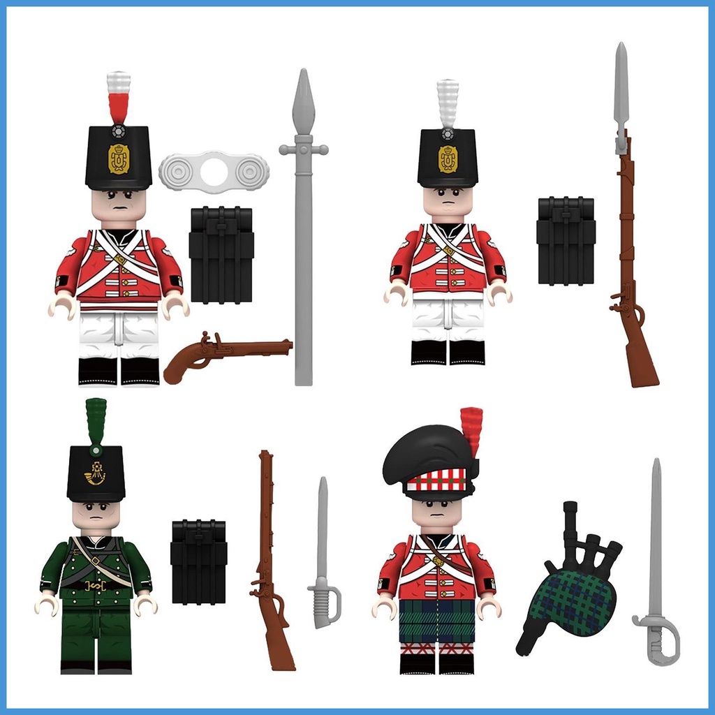 Napoleonic Mô Hình Lắp Ráp Nhân Vật Người Lính Anh Quốc