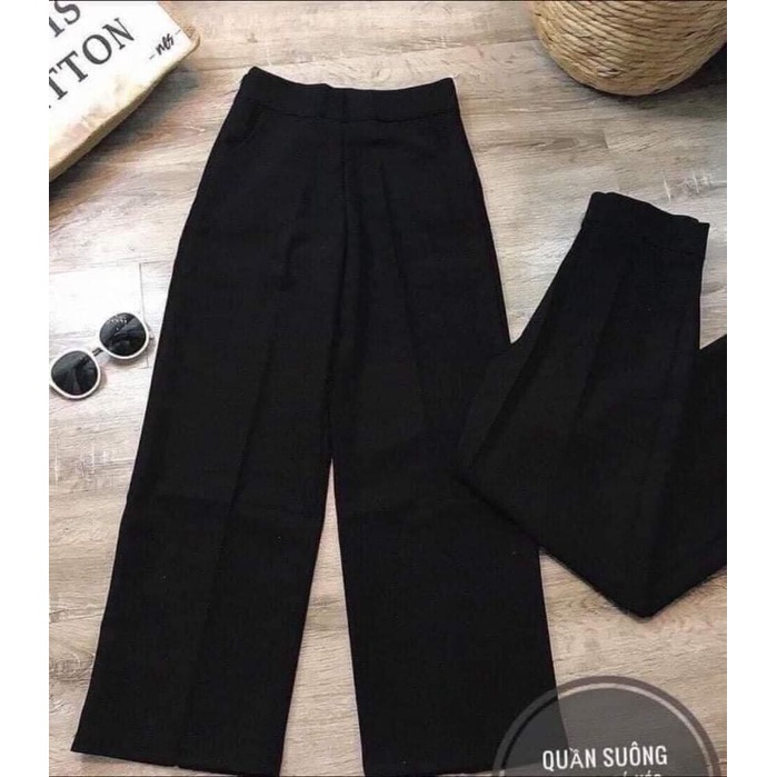 Quần dài ống suông phía sau lưng thun bigsize 60-95kg