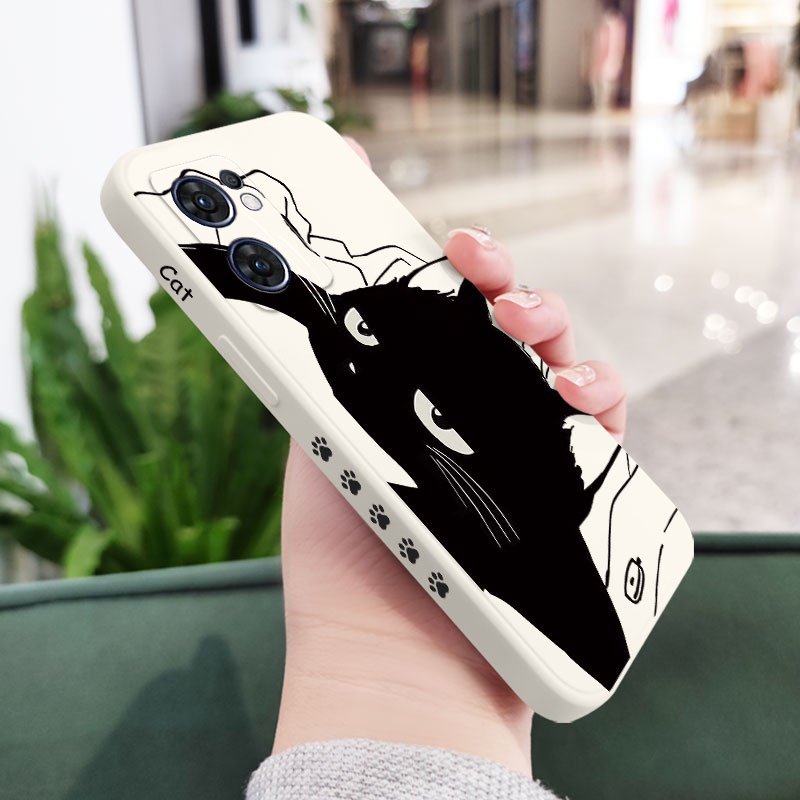 Ốp Điện Thoại Silicon Dẻo In Hình Mèo Hoạt Hình Cho OPPO Reno 8 Pro 8T T 8Z Z 7Z 6 5 5G