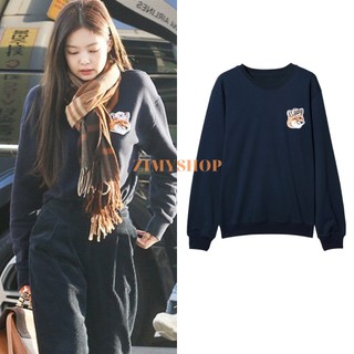 Áo sweater cáo korea jennie blackpink