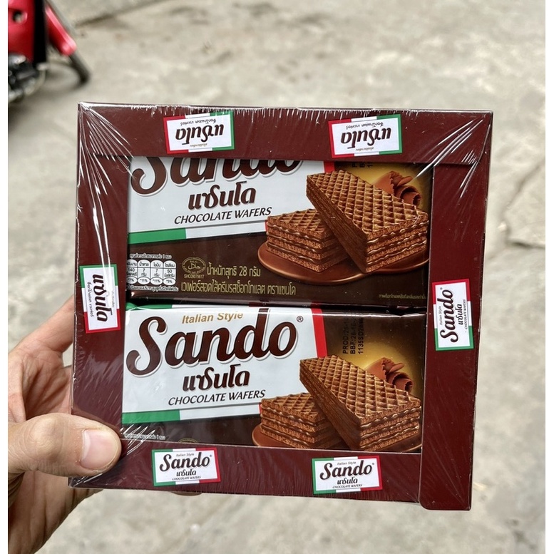 Bánh xốp Sando Thái Lan các vị