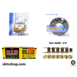 NSD Nhông dĩa Recto sên DID vàng Axelo chính hãng