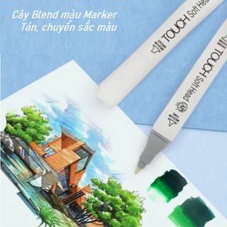 [ HỌA PHẨM TALENT ] - Cây Blend màu Marker SUPERIOR