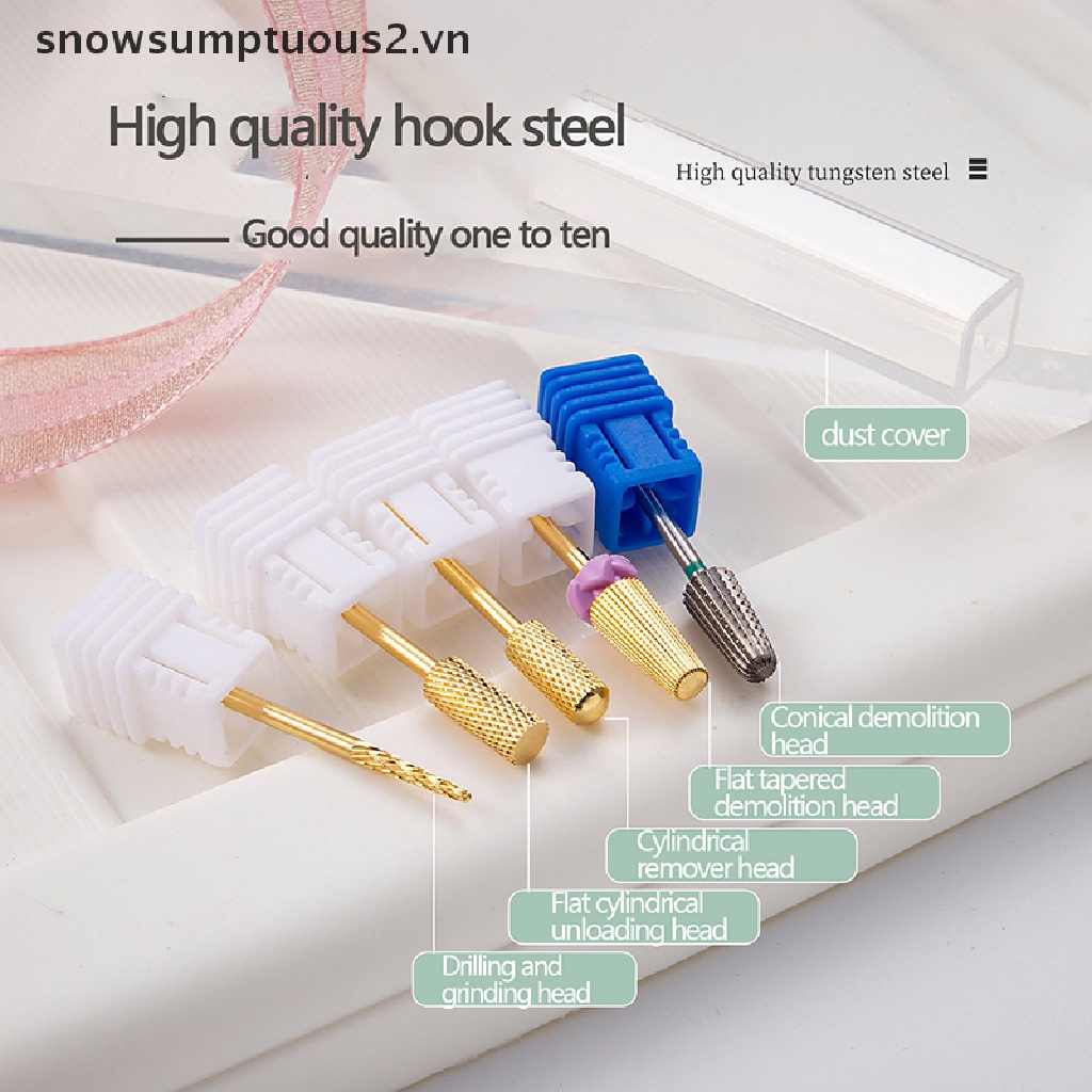 1 Mũi Khoan Móng Tay Nghệ Thuật Bằng Vonfram Cacbua