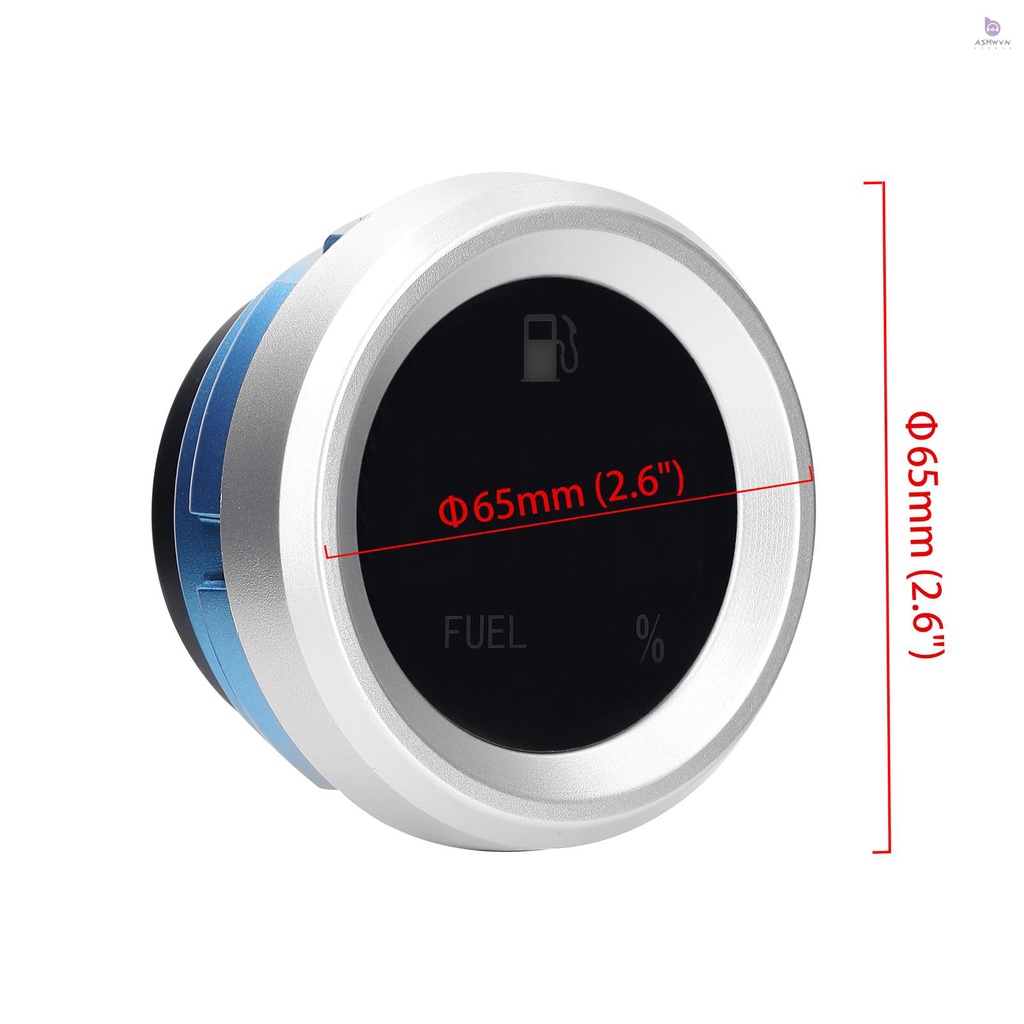 Đồng Hồ Đo Mức Nhiên Liệu Kỹ Thuật Số 9-35V Cho Xe Hơi Xe Máy