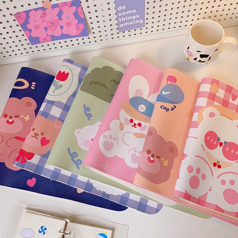 Tấm Lót Chuột Chơi Game Cỡ Lớn Chống Bỏng Họa Tiết Hoạt Hình Dễ Thương