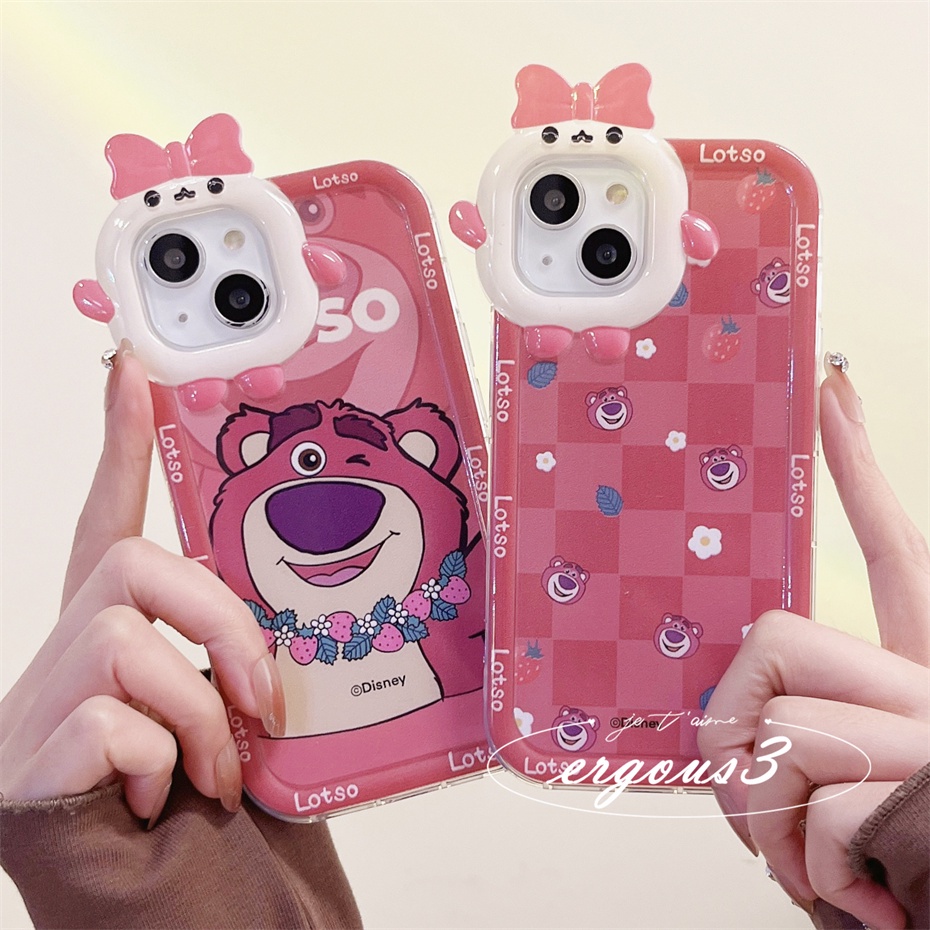 Ốp ĐiệN ThoạI HọA TiếT Lotso Cho iPhone 14 13 12 11 Pro Max Se 2020 X Xr Xs Max 7 8 Plus