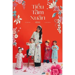 Áo dài Tứ Linh mẹ và bé
