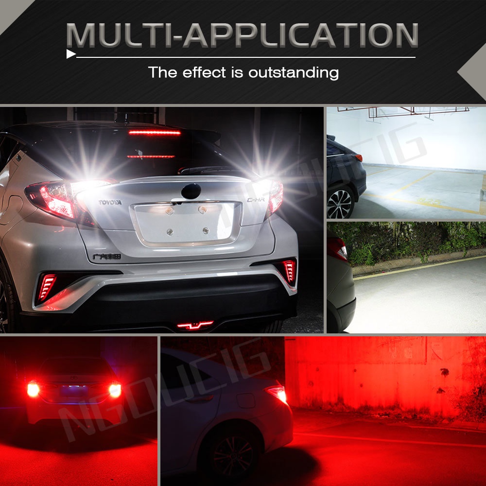 Đèn LED Tín Hiệu 1157 BAY15D P21 / 5W Gắn Đuôi Xe Mô Tô