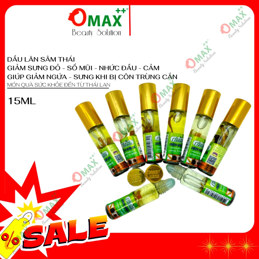 DẦU LĂN CỦ SÂM THÁI LAN - GIÚP GIẢM CÁC TRIỆU CHỨNG - HÀNG CHÍNH HÃNG THÁI LAN