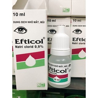 Dung dịch nhỏ mắt mũi EFTICOL (1 lốc 10chai)