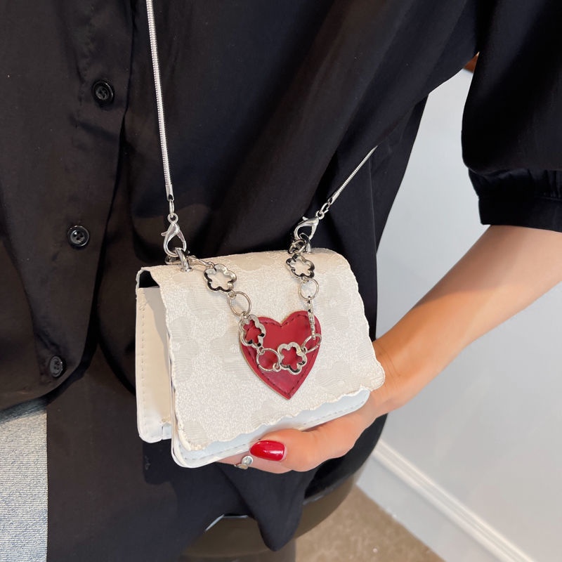 Túi Đeo Chéo Mini Màu Đen Ngọt Ngào Thời Trang Cao Cấp