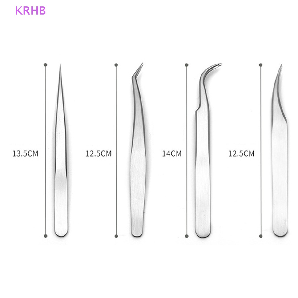 1 Nhíp Nối Mi / Lông Mày Bằng Thép Không Gỉ Chống Tĩnh Điện Mới