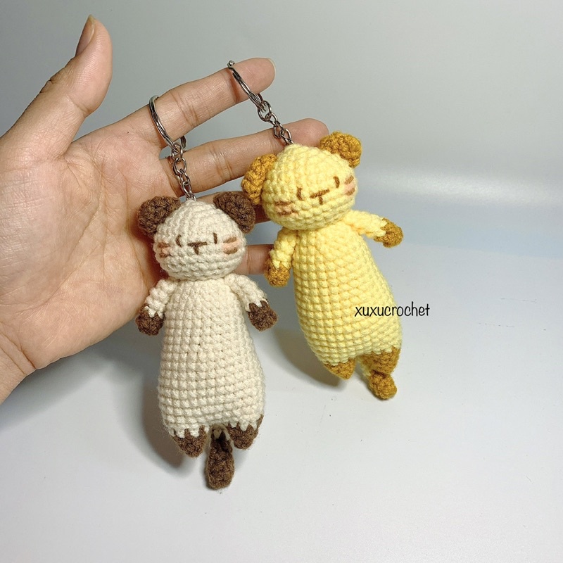 Móc Khoá Mèo Kute Bằng Len Handmade 😻