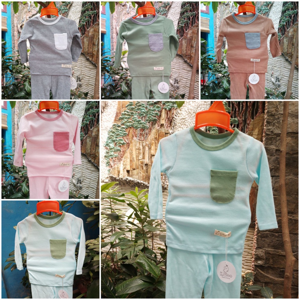 Bộ dài tay chất tăm Kwoo 5-14kg