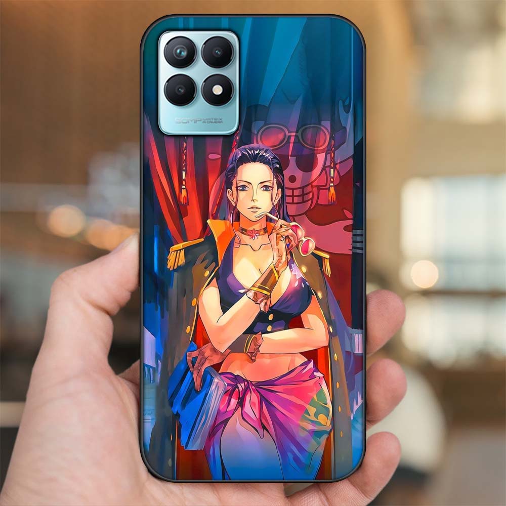 Ốp lưng Realme Narzo 50 viền đen in hình Nico Robin One Piece Đảo Hải Tặc
