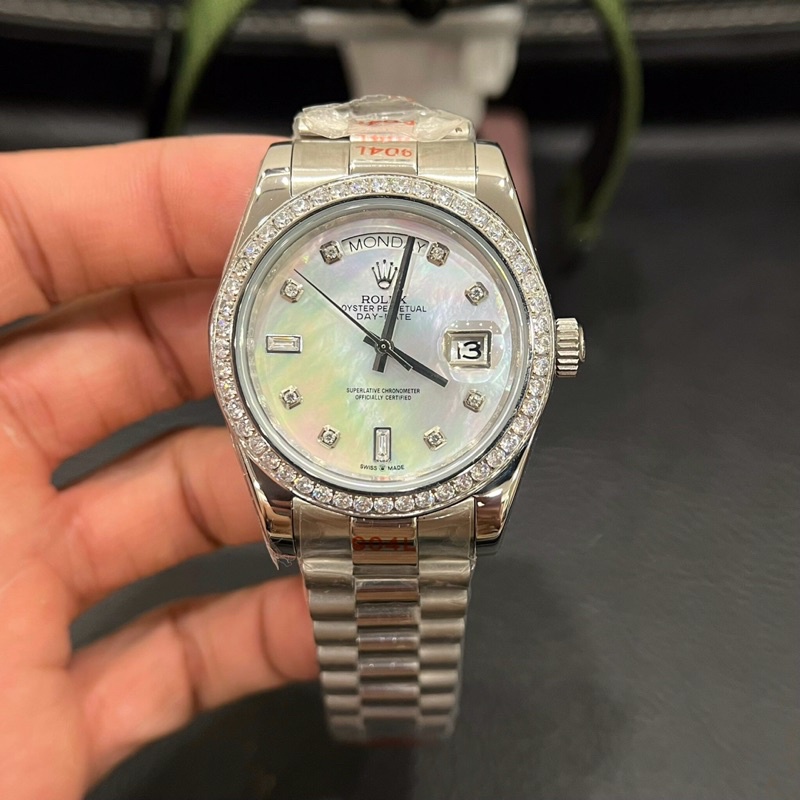 Đồng Hồ Nam 38/41mm - ROLEX DAY-DATE Máy Cơ Nhật Bản - Hàng Cao Cấp BH24THÁNG