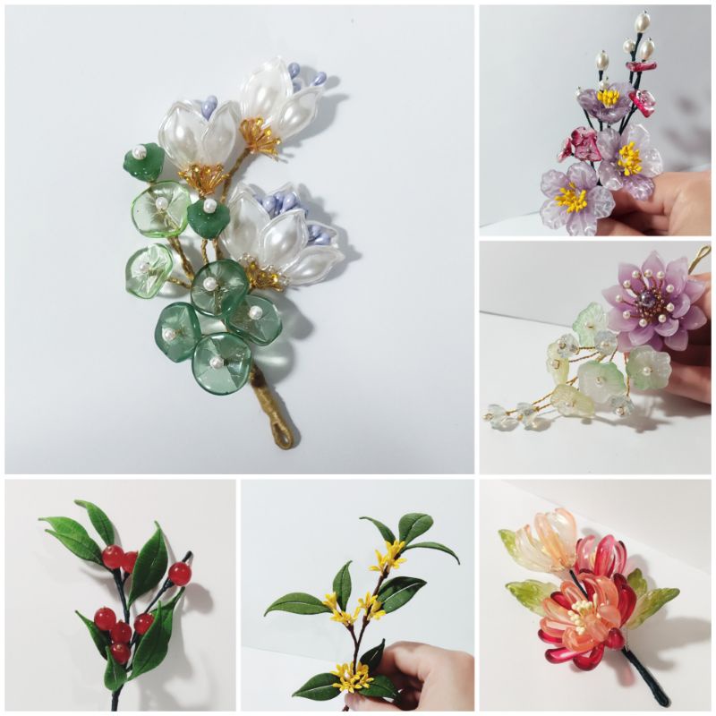 Cài tóc cổ trang, cài tóc cô dâu - Bộ sưu tập tháng 11/2022 - handmade by Pudy Pudy