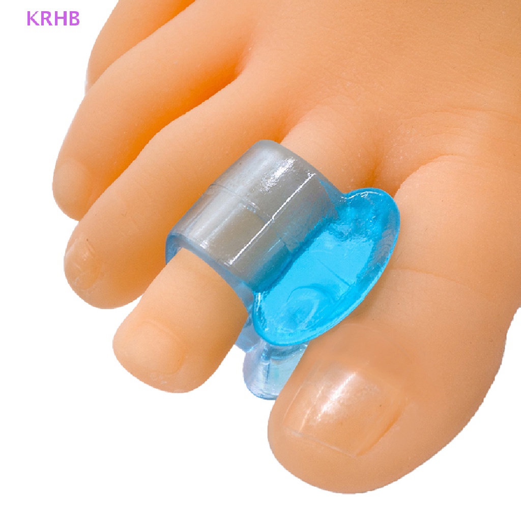 Set 2 Đệm Silicone Tách Ngón Chân Giảm Đau Tiện Dụng Mới