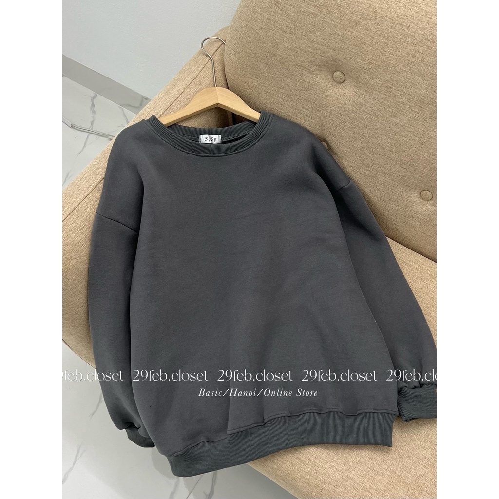 Áo nỉ bông oversize lộn xộn - 29feb.closet