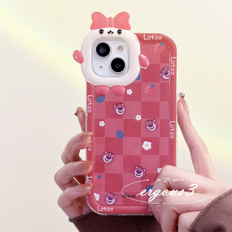 Ốp ĐiệN ThoạI HọA TiếT Lotso Cho iPhone 14 13 12 11 Pro Max Se 2020 X Xr Xs Max 7 8 Plus