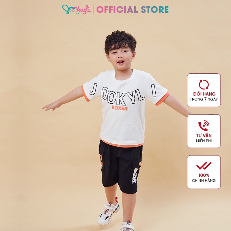 Quần đùi Jookyli bé trai cotton 21B0362