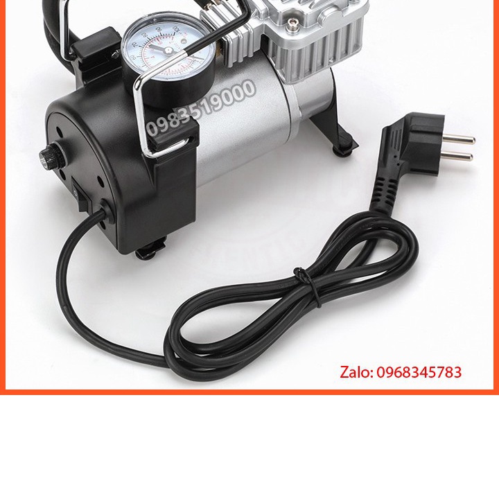 Bơm hơi tự động thông minh dùng điện 220V ,Bơm Lốp Ô TÔ, Xe Máy ,Bơm Đa Năng Dùng Điện 220V