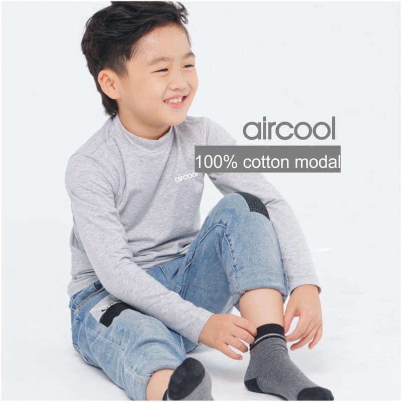 Áo giữ nhiệt aircool bé trai bé gái  full 55kg