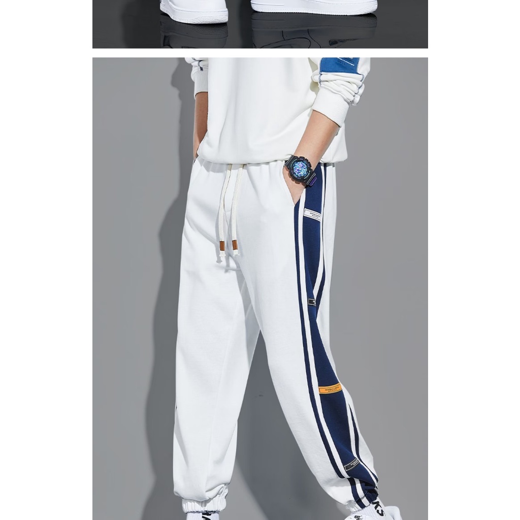 Quần Thể Thao Rút Dây Lót Nhung Xu Hướng Mới Mùa Thu Đông Cho Nam