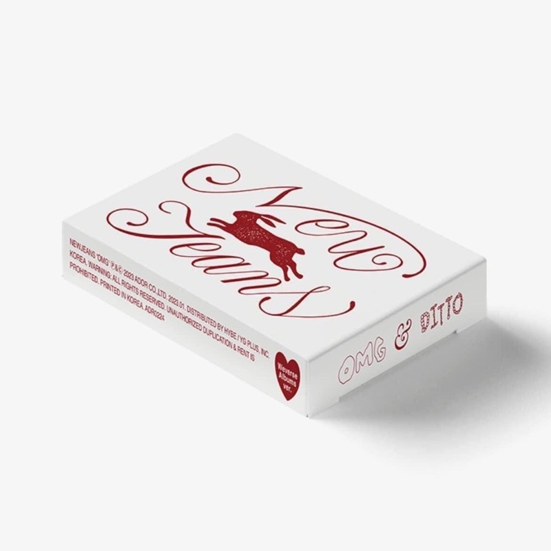 Thẻ hình NewJeans OMG Weverse nguyên seal