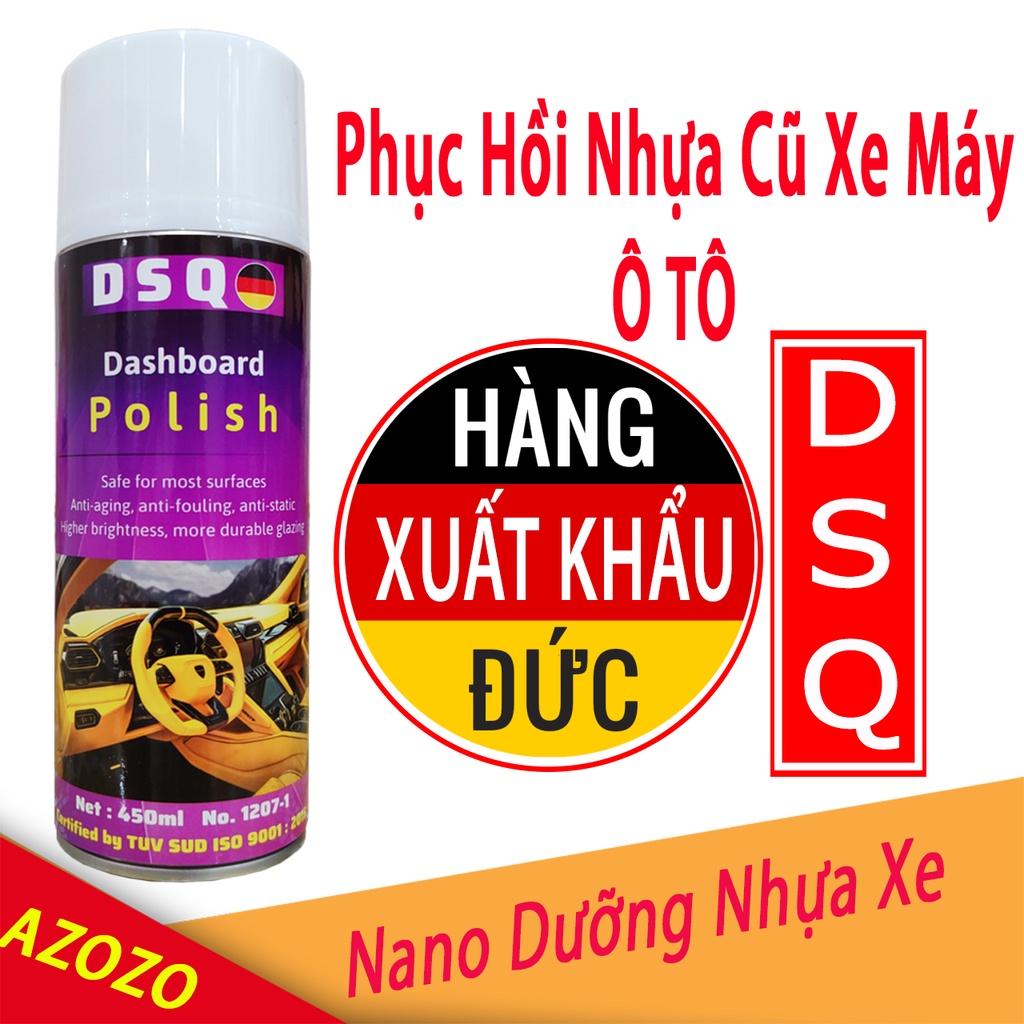 Chai phục hồi nhựa cũ - Dưỡng nhựa nhám - Làm đen nhựa nhám Sprayking