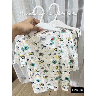 set 3 bộ cotton bé trai - bé gái