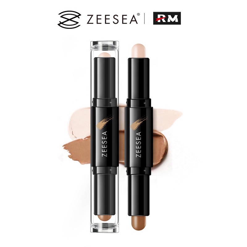 Thỏi Kem Tạo Khối Bắt Sáng Zeesea 2 Trong 1 Trang Điểm Ba Chiều