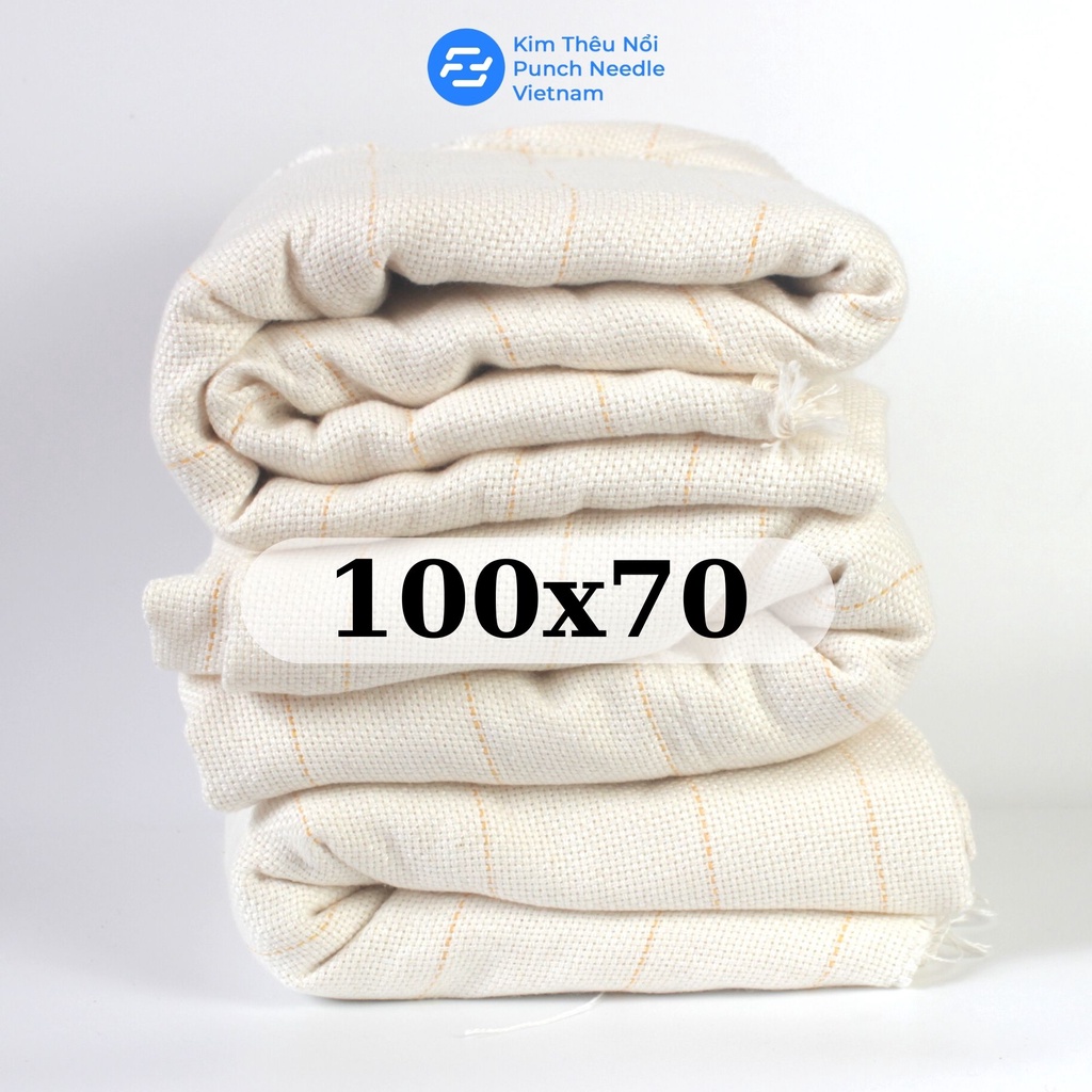 Vải tufting chuyên dụng làm thảm, thêu nổi thêu xù punch needle - khổ vải 150cm