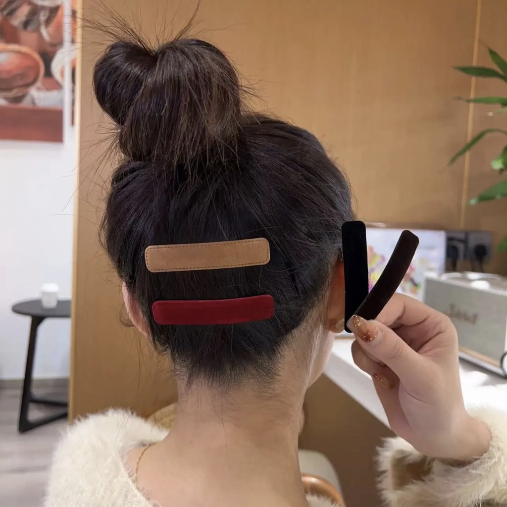 Kẹp mái nhung dài giữ tóc con Tatitava