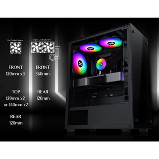 Vỏ Case XIGMATEK HERO 3F ( KÈM 3 FAN LED )