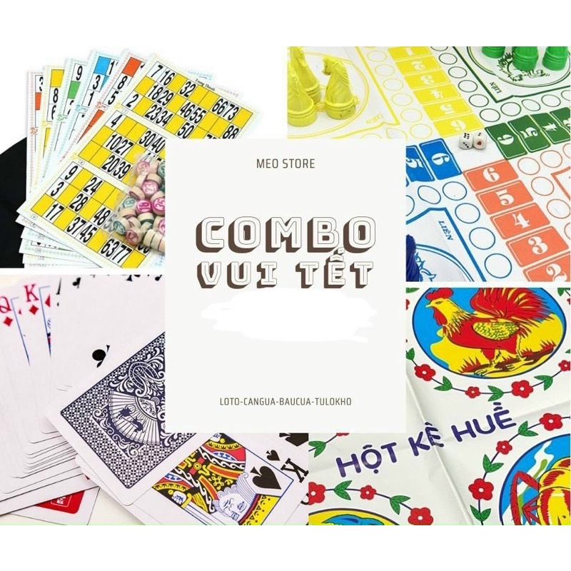 Combo 4 Món Vui Tết 2023 Trò Chơi Tết Game Tết