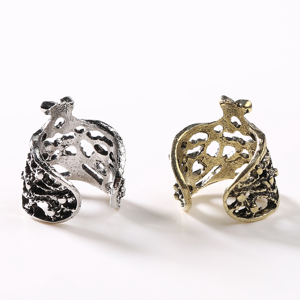 1 Đôi Khuyên Kẹp Vành Tai Phong Cách Retro Thời Trang Cho Nữ