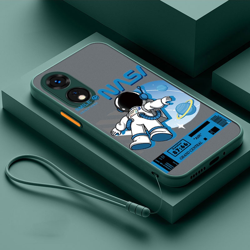 Ốp Điện Thoại Nhựa Mặt Nhám Chống Sốc In Logo NASA Cho OPPO Reno 8T 8Z 8 Pro 5G reno8T 5G