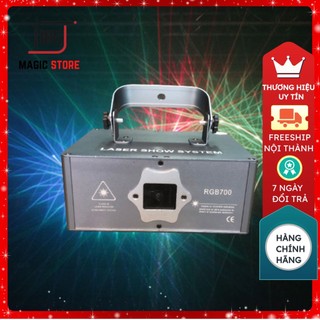 Đèn Laser Chiếu Hình 7 Màu Cảm Ứng Theo Nhạc RGB 700 Dùng Cho Phòng Karaoke, Phòng Nghe Nhạc.