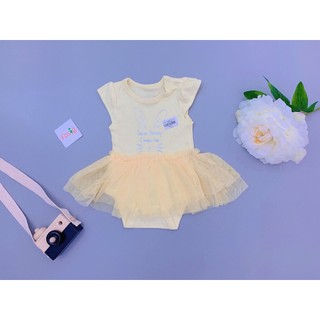 [3-8kg] Romper Váy Bé Gái - Vàng Thỏ