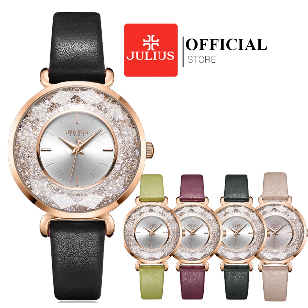 Đồng hồ nữ Julius JA-1203 dây da