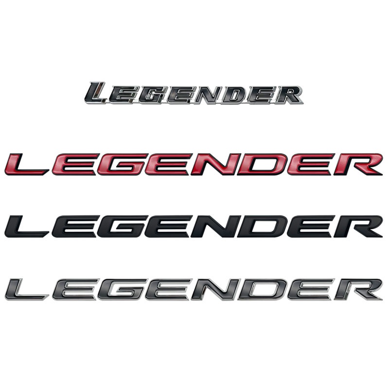 Logo Chữ Cái Dán Trang Trí Xe Hơi Fortuner Legender