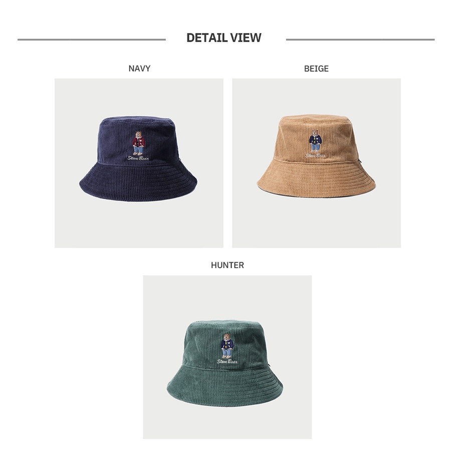 [WHO.A.U] Mũ Bucket Steve Velvet Gauze Hat I WHACC4T21A