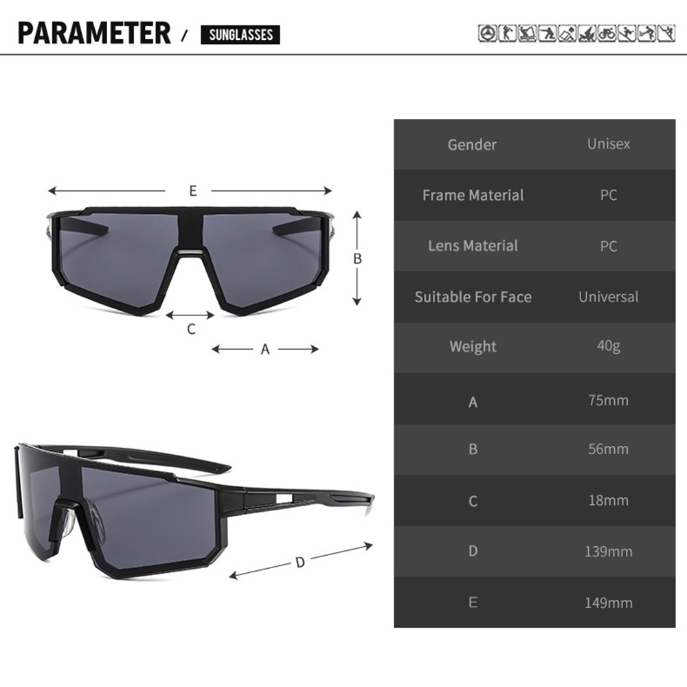 Kính Mát Chống Tia UV400 AIELBRO Dùng Cho Các Hoạt Động Đạp Xe Ngoài Trời